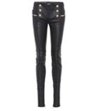 Balmain Leather Skinny Trousers
