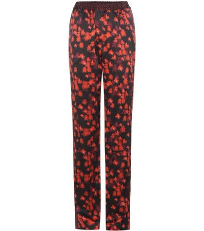 Givenchy Printed Silk Trousers