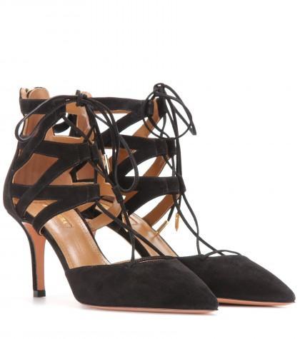 Aquazzura Belgravia Suede Pumps