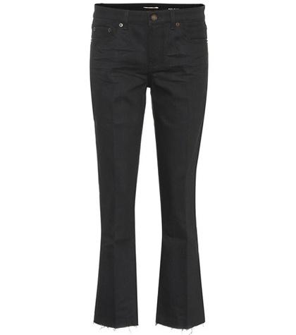 Saint Laurent Kick-flare Cropped Jeans