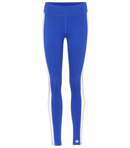 Tory Sport Color-block Striped Leggings