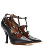 Givenchy Elegant Embellished Leather Pumps