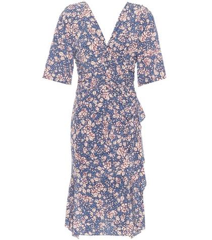 Isabel Marant Brodie Floral-printed Silk-stretch Dress