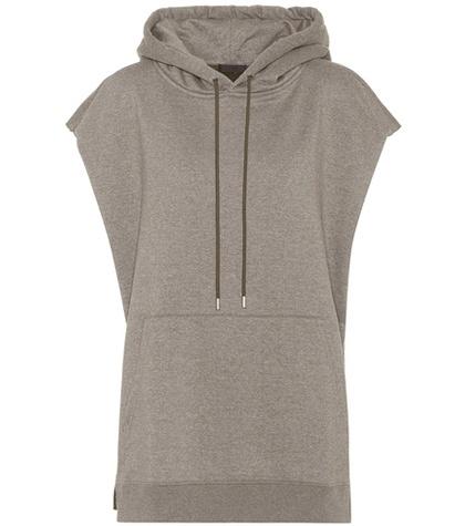 Aquazzura Sleeveless Cotton-blend Hoodie