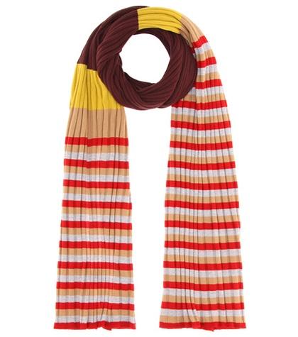 Marni Striped Virgin Wool Scarf