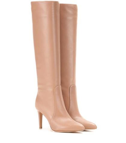 Gianvito Rossi Dana Leather Knee-high Boots
