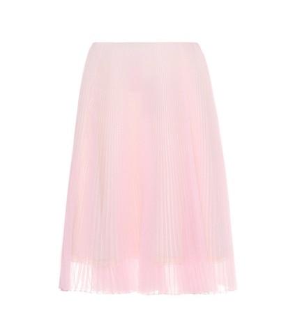 Prada Pleated Cigaline Skirt