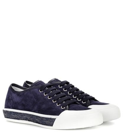 Balenciaga Lace-up Sneaker With Raffia Sole