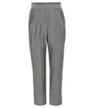 Brunello Cucinelli Striped Wool And Linen Trousers