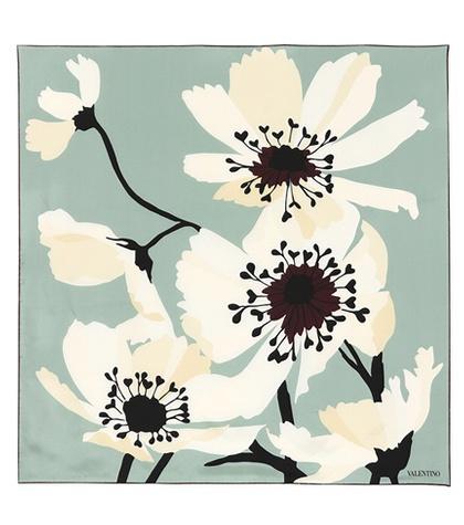 Valentino Garavani Floral-printed Silk Scarf