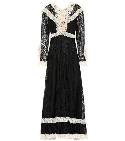Gucci Ruffled Lace Dress