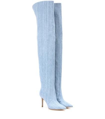 Gianvito Rossi Denim Over-the-knee Boots
