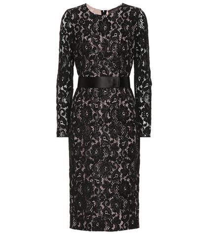 Prada Gala Lace Midi Dress