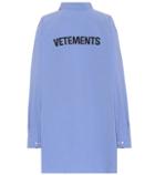 Vetements Cotton And Linen Shirt