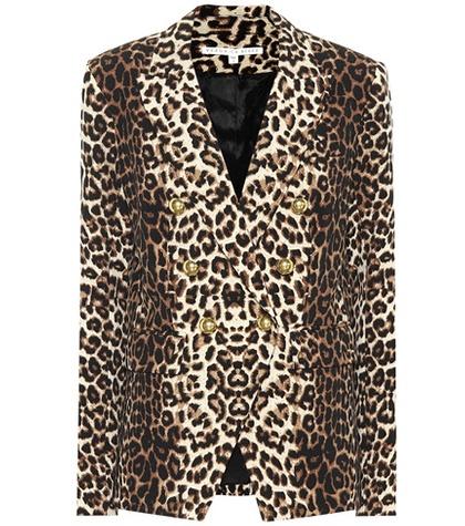 Veronica Beard Miller Leopard-printed Blazer