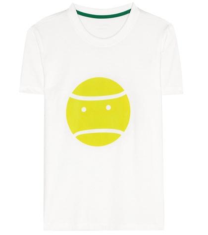 Victoria Beckham Flocked Little Grumps Cotton-blend T-shirt