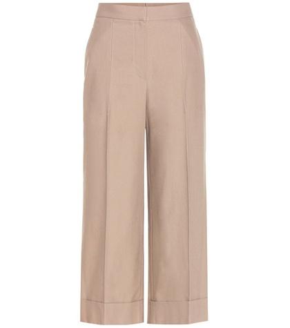 Brunello Cucinelli Wide-leg Cotton Trousers