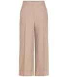 Brunello Cucinelli Wide-leg Cotton Trousers