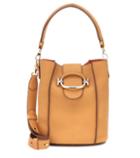 Jimmy Choo T Ring Leather Bucket Bag