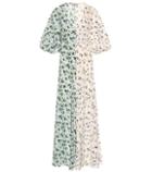 Lee Mathews Eloise Floral Silk Maxi Dress