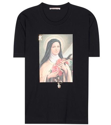 Christopher Kane Printed Cotton T-shirt