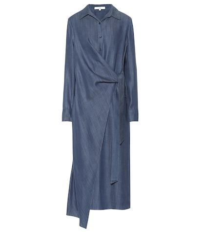 Tibi Chambray Shirt Dress