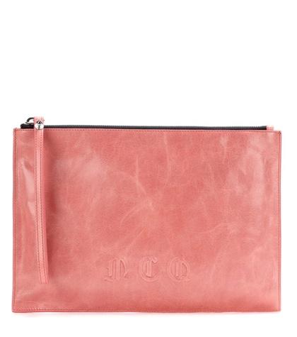 Athena Procopiou Embossed Leather Clutch