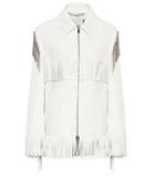 Stella Mccartney Fringed Faux-leather Jacket