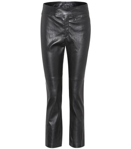 Fenty By Rihanna Covida Cropped Leather Trousers