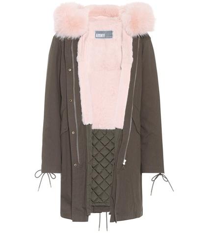 Army By Yves Salomon Fur-trimmed Parka