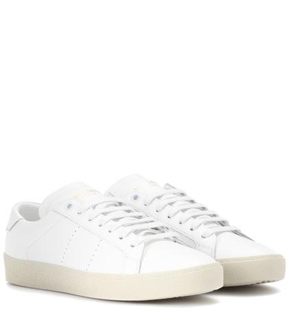 Saint Laurent Leather Low-top Sneakers