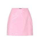Staud Murray Faux-leather Miniskirt