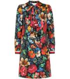Gucci Floral-printed Silk Dress