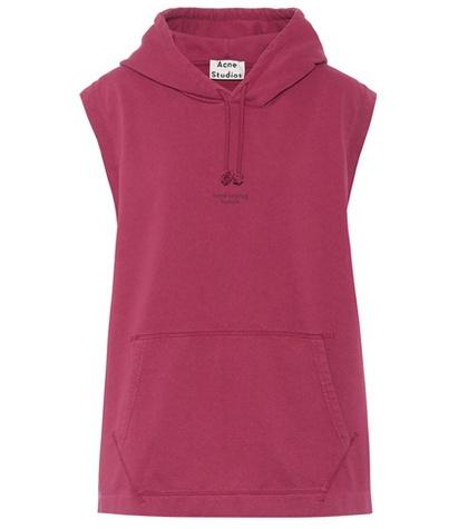 Acne Studios Odario Sleeveless Cotton Hoodie
