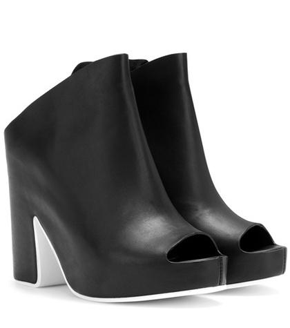 Balenciaga Box Leather Sandals