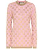 Gucci Gg Crystal-embellished Wool Sweater