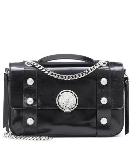 Balmain Patent Leather Shoulder Bag