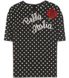 Dolce & Gabbana Embellished Printed Silk-blend Top