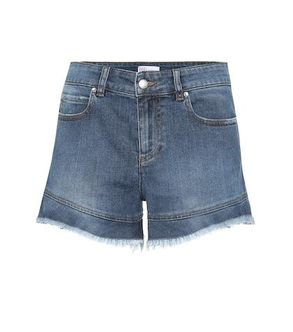 Redvalentino High-rise Denim Shorts