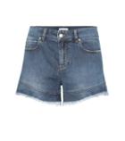 Redvalentino High-rise Denim Shorts