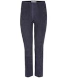 Vince Suede High-rise Cropped Trousers