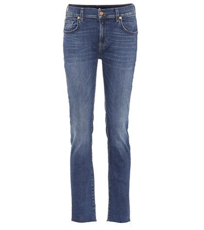7 For All Mankind Relaxed Skinny Slim Illusion Jeans