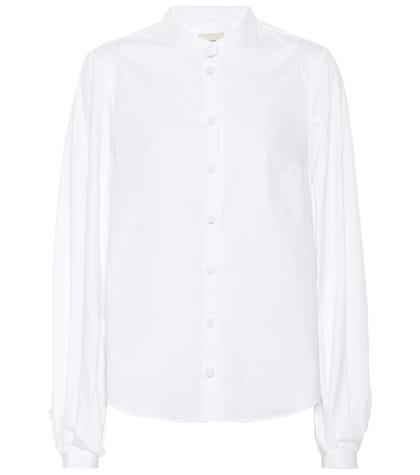 Khaite Willa Cotton Poplin Shirt