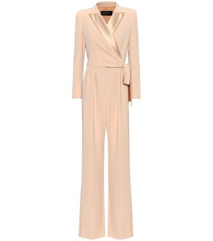 Max Mara Dover Wide-leg Cady Jumpsuit