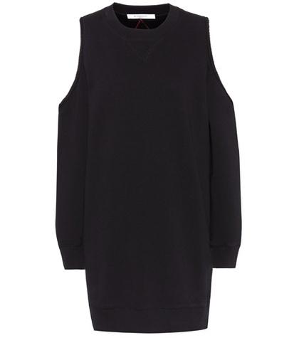 Chlo Open-shoulder Cotton Sweater Dress