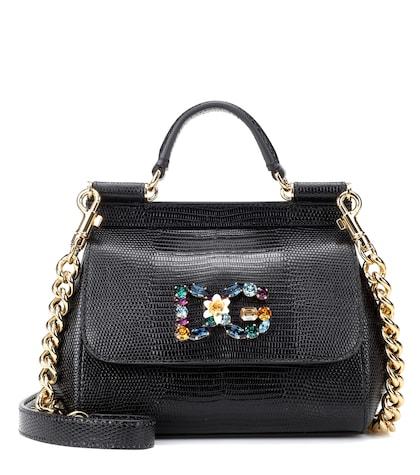 Calvin Klein 205w39nyc Sicily Mini Leather Shoulder Bag