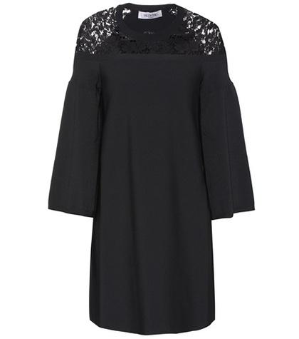 Valentino Lace Trimmed Dress