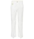Stella Mccartney Embroidered Mid-rise Jeans