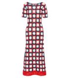 Staud Mare Crochet Cotton Maxi Dress