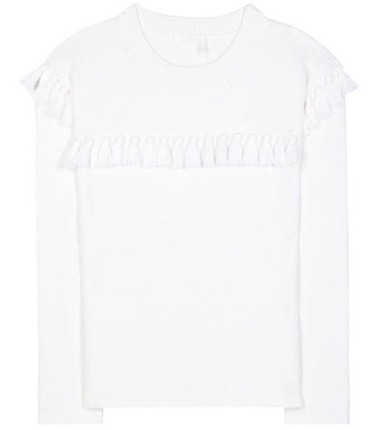Chlo Tasselled Cotton And Wool Sweater